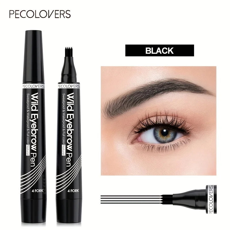 Eyebrow Tattoo Pen Waterproof 4-Tip Microblading Makeup Tool Permanent Makeup Machines 05 Tidesmit