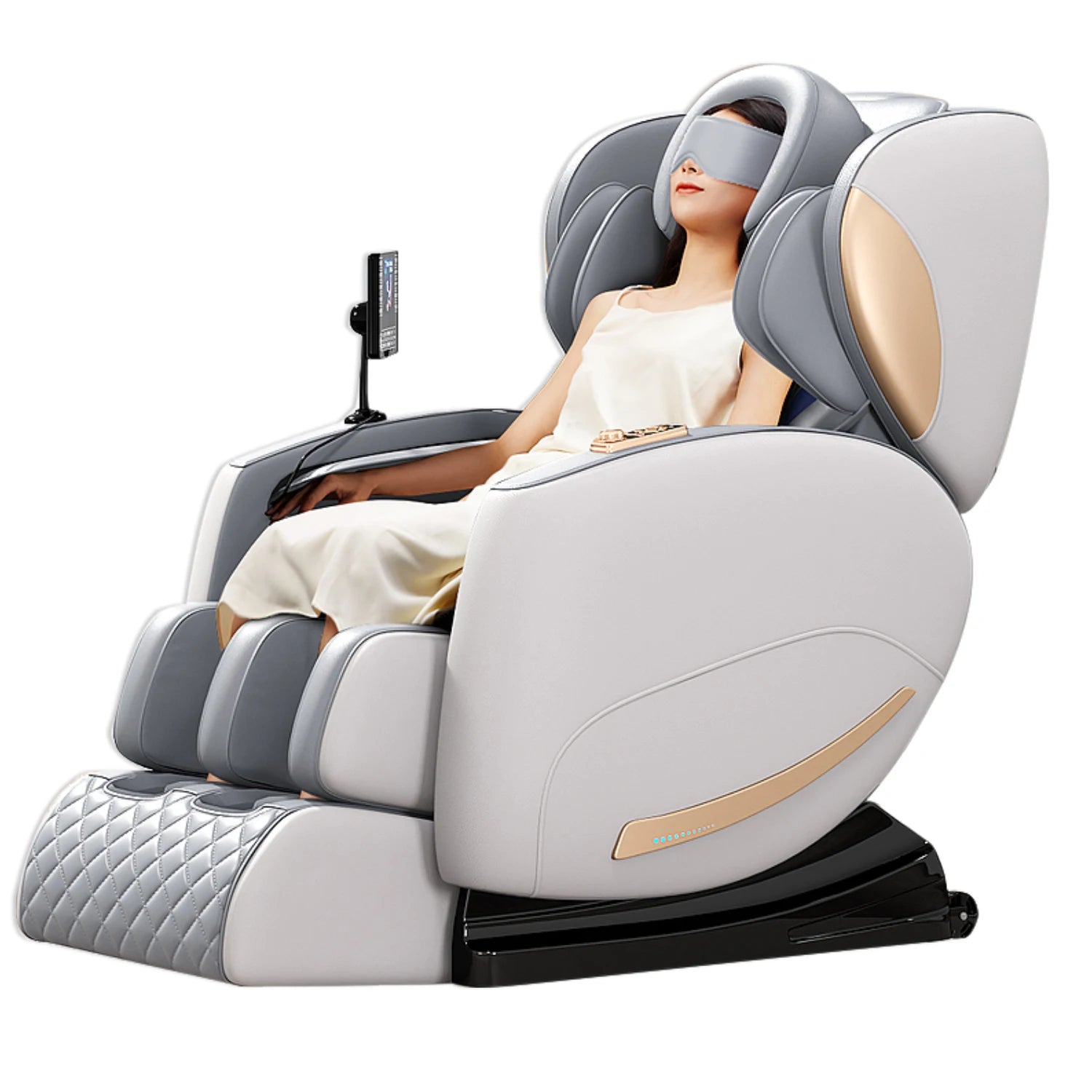 Massage Chair Zero Gravity Recliner with Heat Therapy & Bluetooth Massage Chairs YJ-5812Agrey Tidesmit