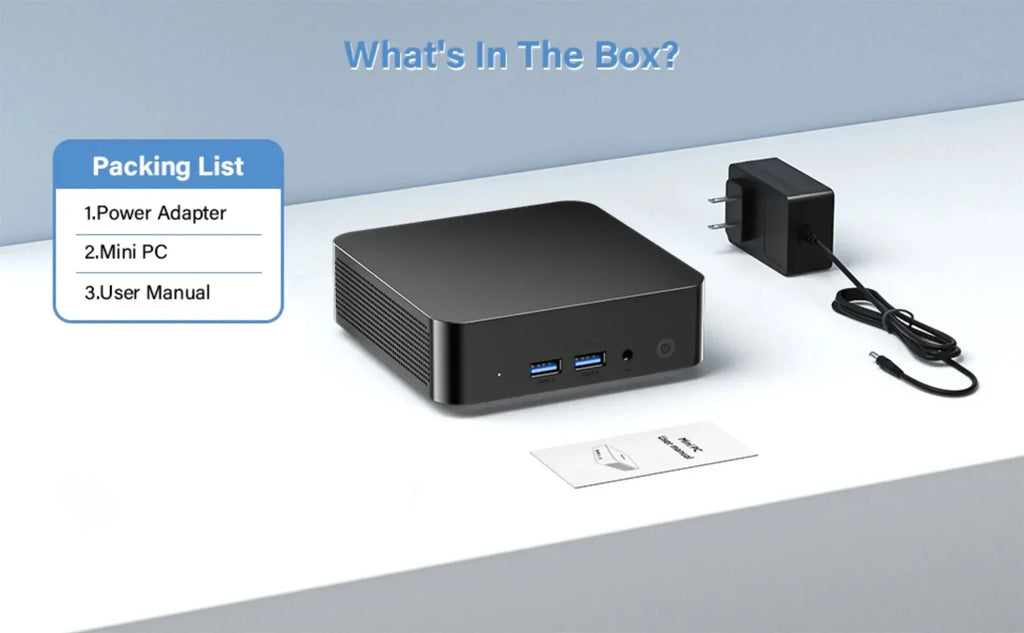 Mini PC HOT Selling Intel N150 CPU 32GB DDR4 512GB 1TB M.2 SSD 1080P USB3.0 1000M Ethernet Gaming PC Desktop Mini Computer
