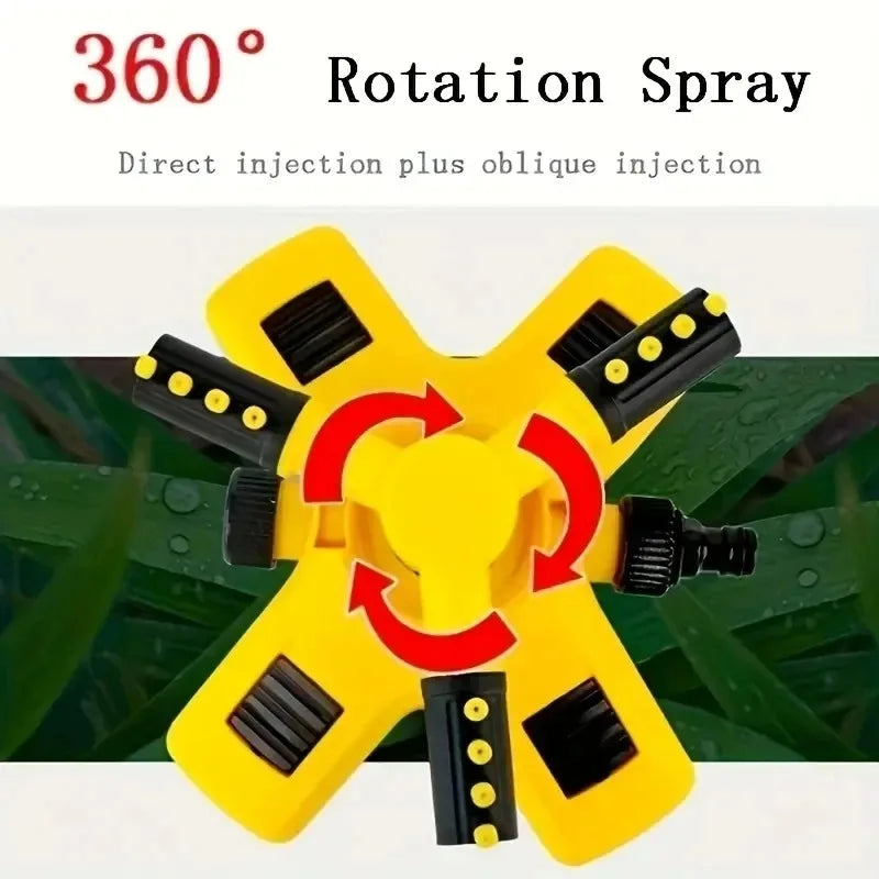 360 Degree Automatic Rotating Water pipe set Garden Lawn Sprinkler Yard Large Area Coverage Watering Irrigation Spraye 2027