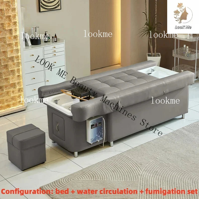 Electric Salon Massage Bed and Shampoo Chair – Ergonomic Spa Unit Massage Chairs Style 4 Tidesmit