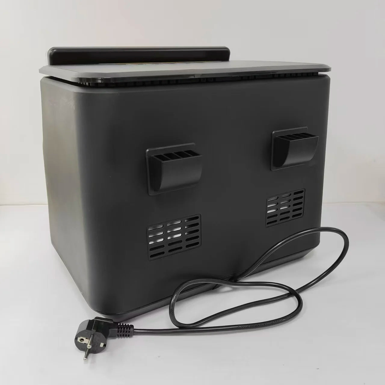 Commercial Digital Large-Capacity Touchscreen Display Stainless Steel Double Basket Smart Electric Square air Fryer Oven Home