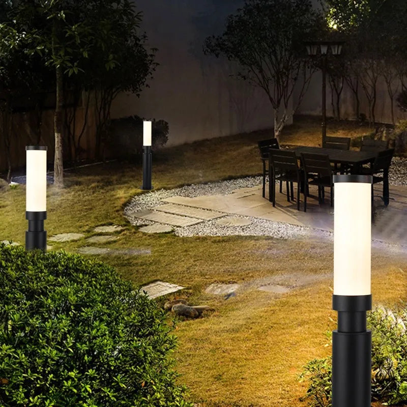 LED Lawn Light 110V 220V Waterproof IP65 Outdoor Simple Modern Street Lamp For Garden Path Landscape Park Courtyard Lighting