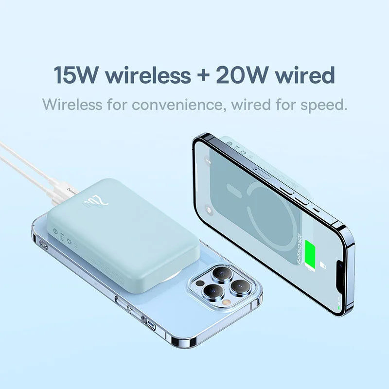 Magnetic Wireless Power Bank 20000mAh PD Fast Charger for iPhone 16 Tidesmit