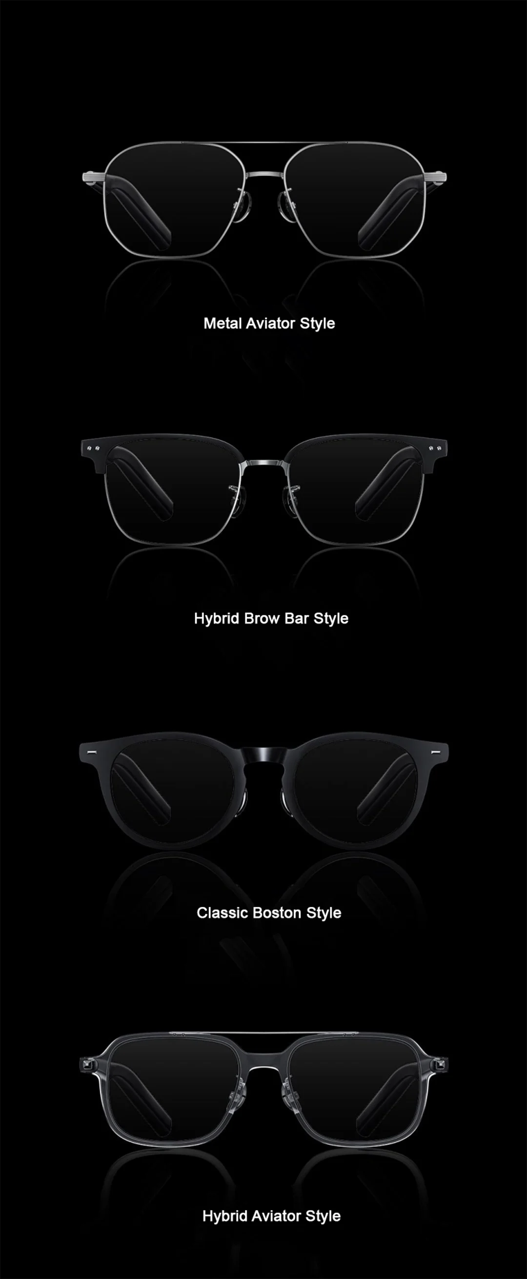 Mijia Smart Audio Glasses 2 - Interchangeable Frames & Spatial Audio Tidesmit