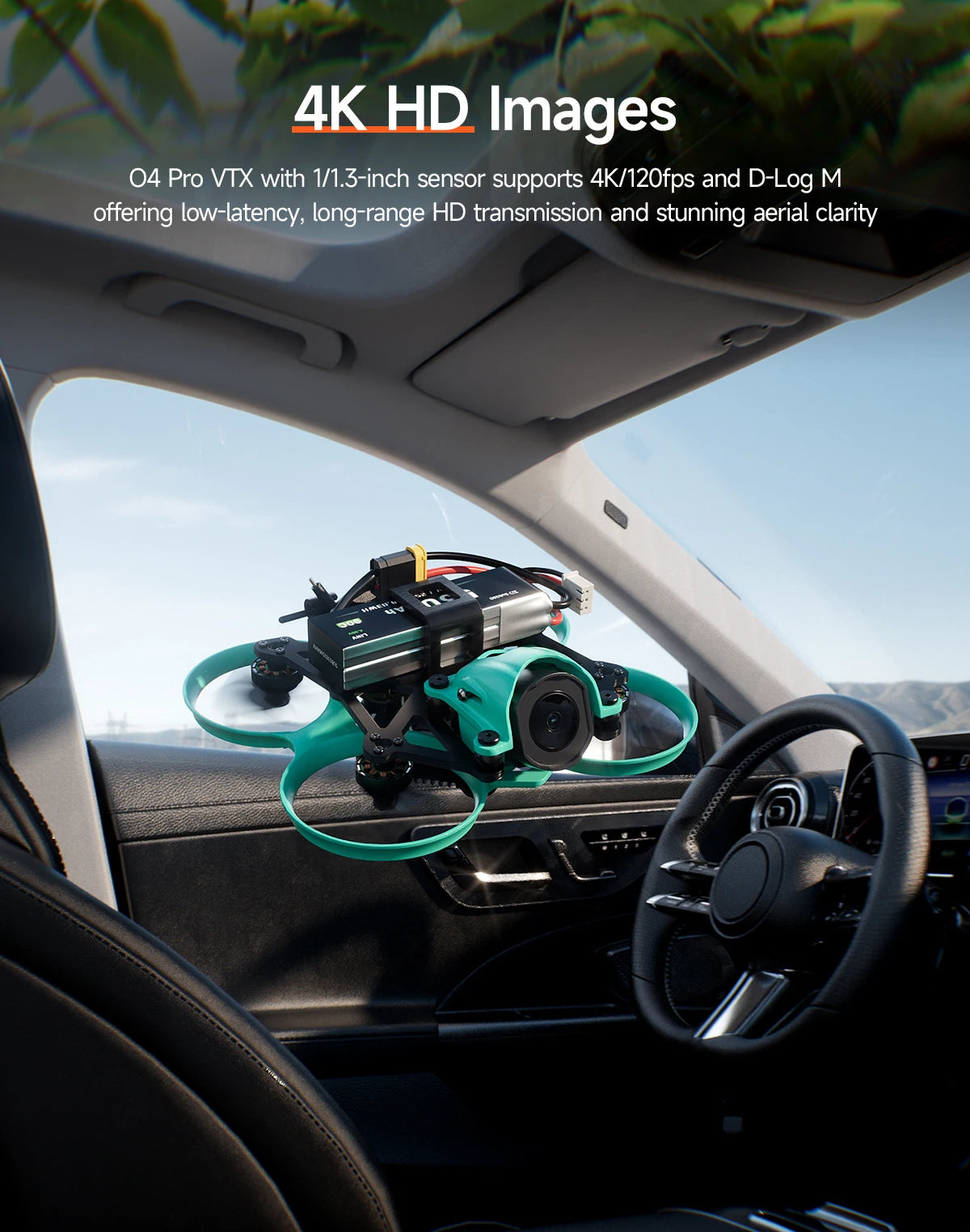 1.6 Inch FPV Freestyle Drone - ELRS 2.4G High Performance Quadcopter Tidesmit