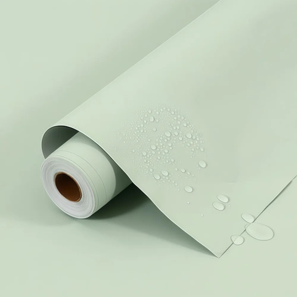 1roll 1/2/5/10m PVC DIY Self-adhesive Waterproof Wallpaper Renovation Kitchen Cabinets Decorative Films Vinyl Wall Stickers
