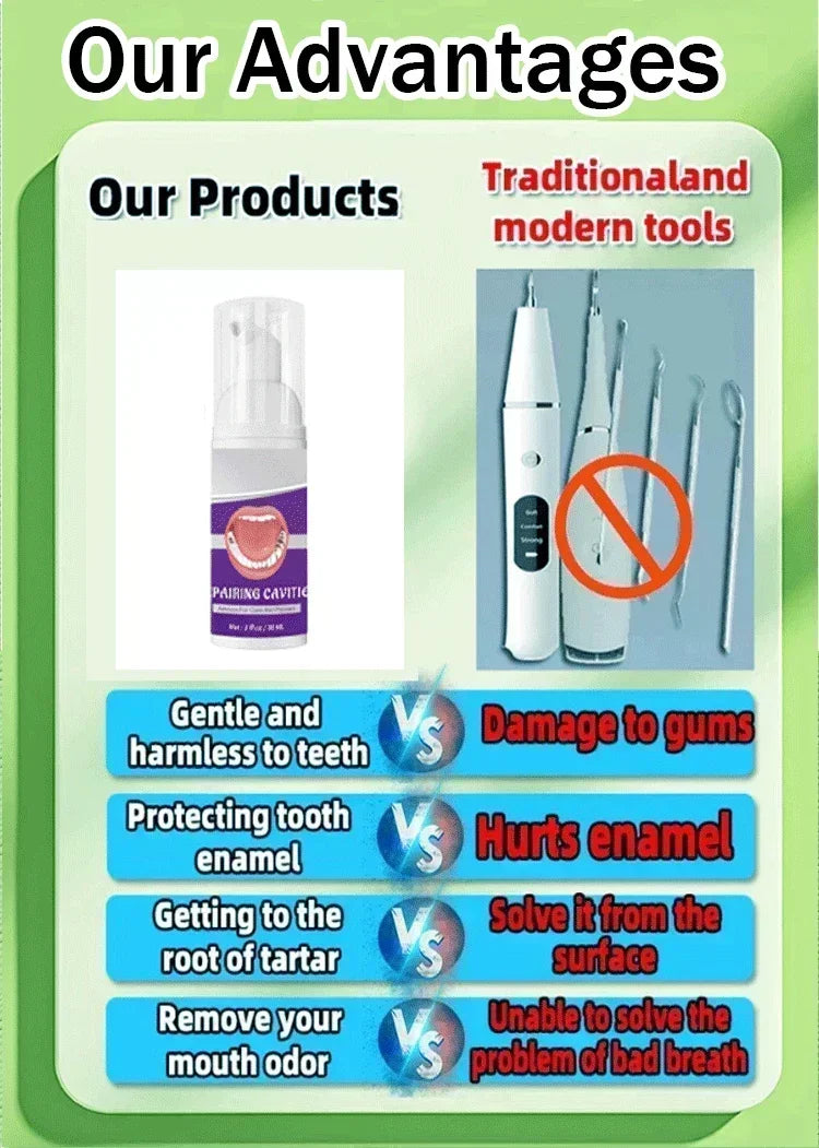 Tidesmit teeth whitening and cavity repair kit for plaque removal and dental enamel protection