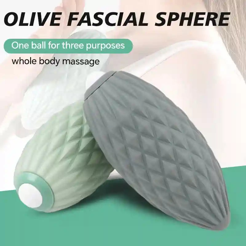 Massage Roller for Plantar Fasciitis Myofascial Release - Grey & Green Massage Roller Tidesmit