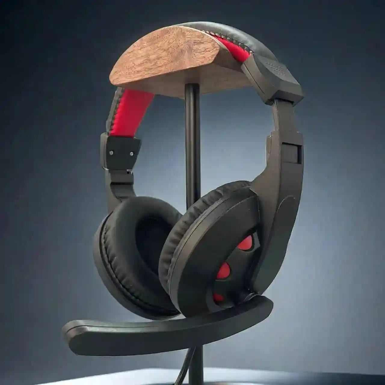 Tidesmit Red Over-Ear Gaming Headphones with Mic and Low Latency Audio Tidesmit