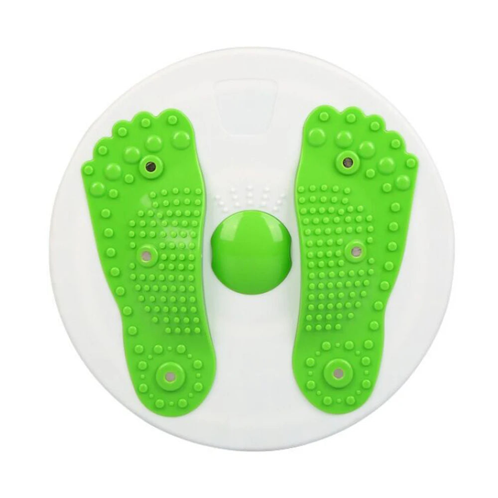 Waist Twisting Disc for Abdominal Toning - Magnetic Fitness Tool Body Shaping Massage Equipment Green Tidesmit