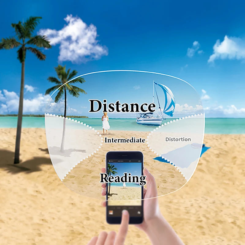 VR Smart Glasses with Progressive Lenses and UV Protection Tidesmit