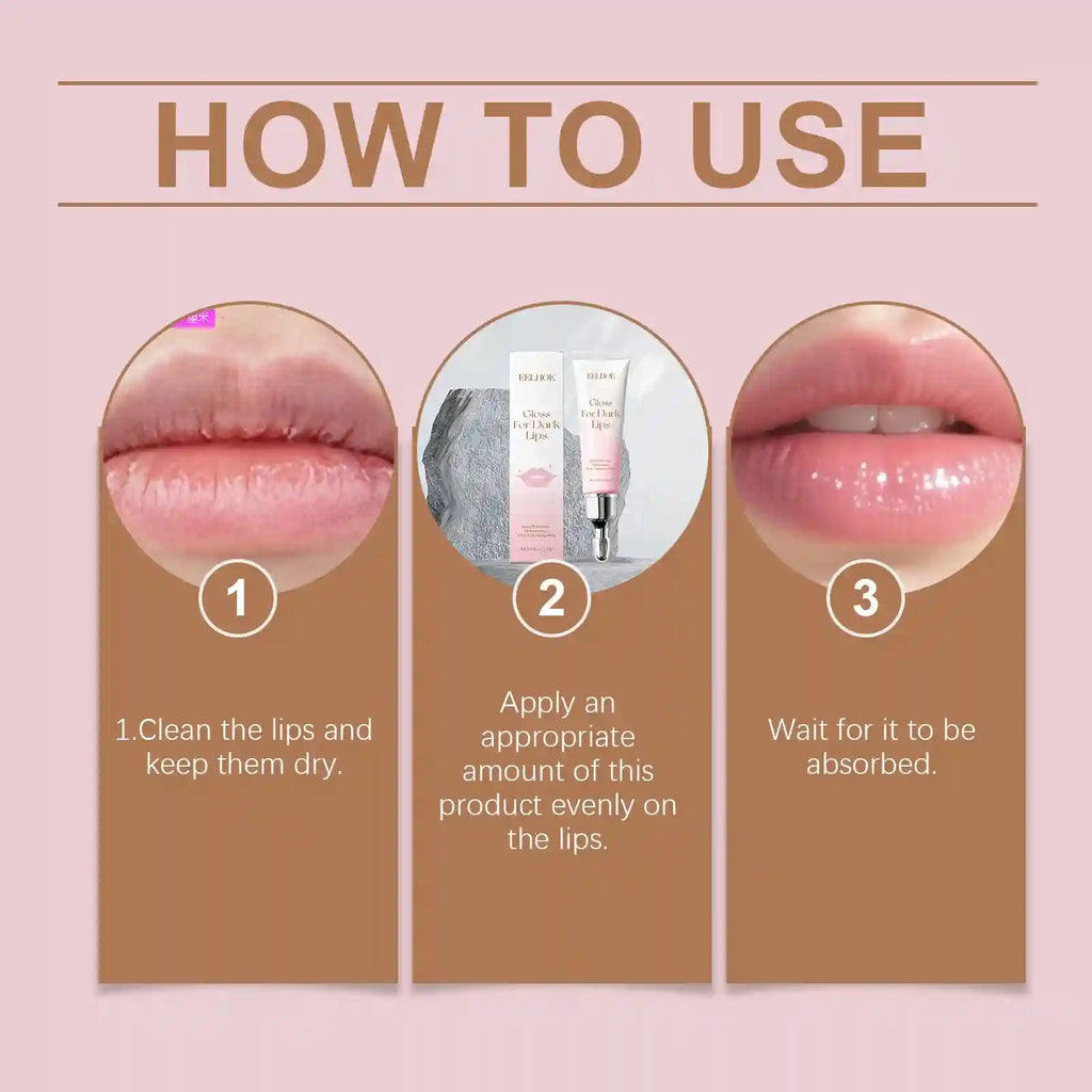 Hydrating Lip Oil Serum - Vitamin C Repair Treatment for Dry Lips Lip Care Tidesmit