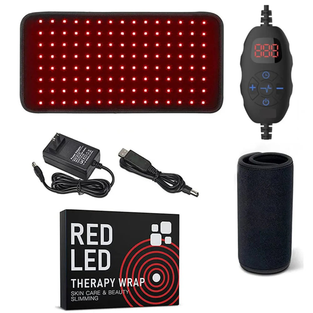 Red Light Therapy Belt: 120 LED Portable Wellness Device for Home Use Relaxation Treatment Tidesmit