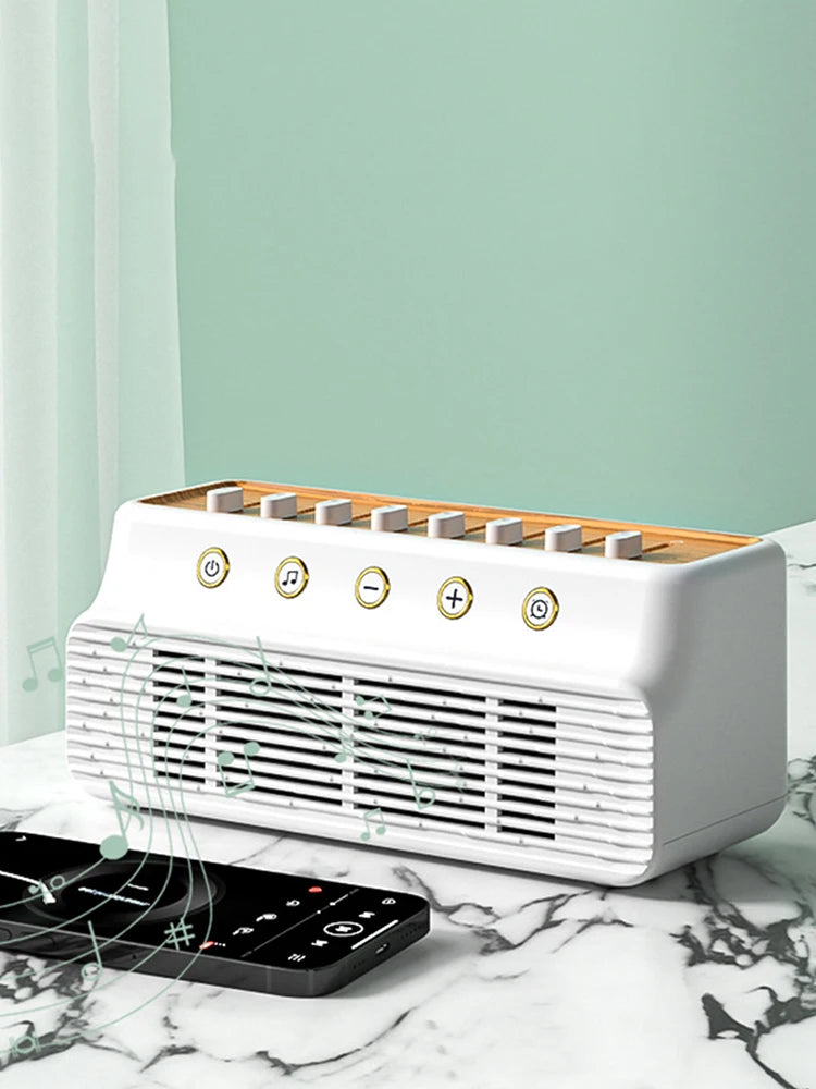DIY White Noise Speaker Timer Sleep Sound Machine Type-C Rechargeable White Noise Sleep Machines for Bedroom Living Room Bedside