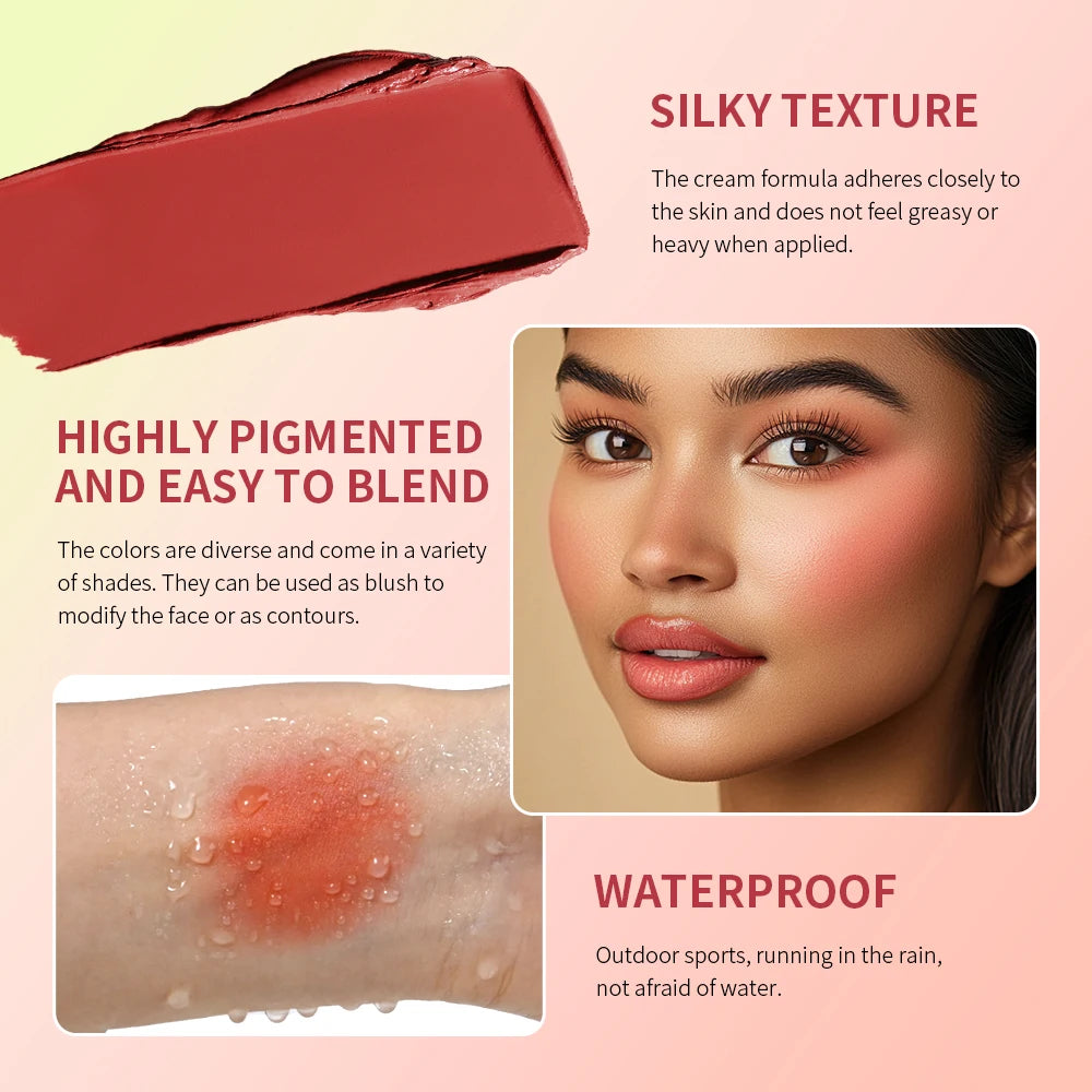 Tidesmit 8 color eyebrow cream highlighter palette with matte and shimmer finishes for natural long-lasting makeup