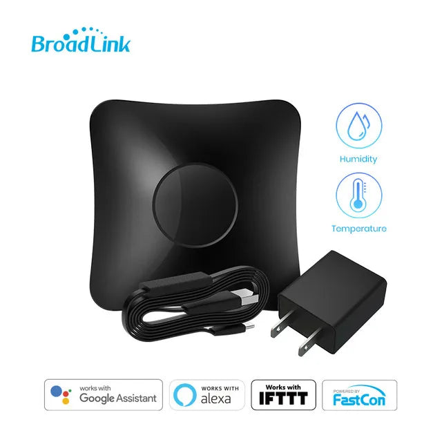 BroadLink RM4 Pro Version Wireless Universal Remote Hub with HTS2 Temp and Humidity Sensor Smart Home Solution