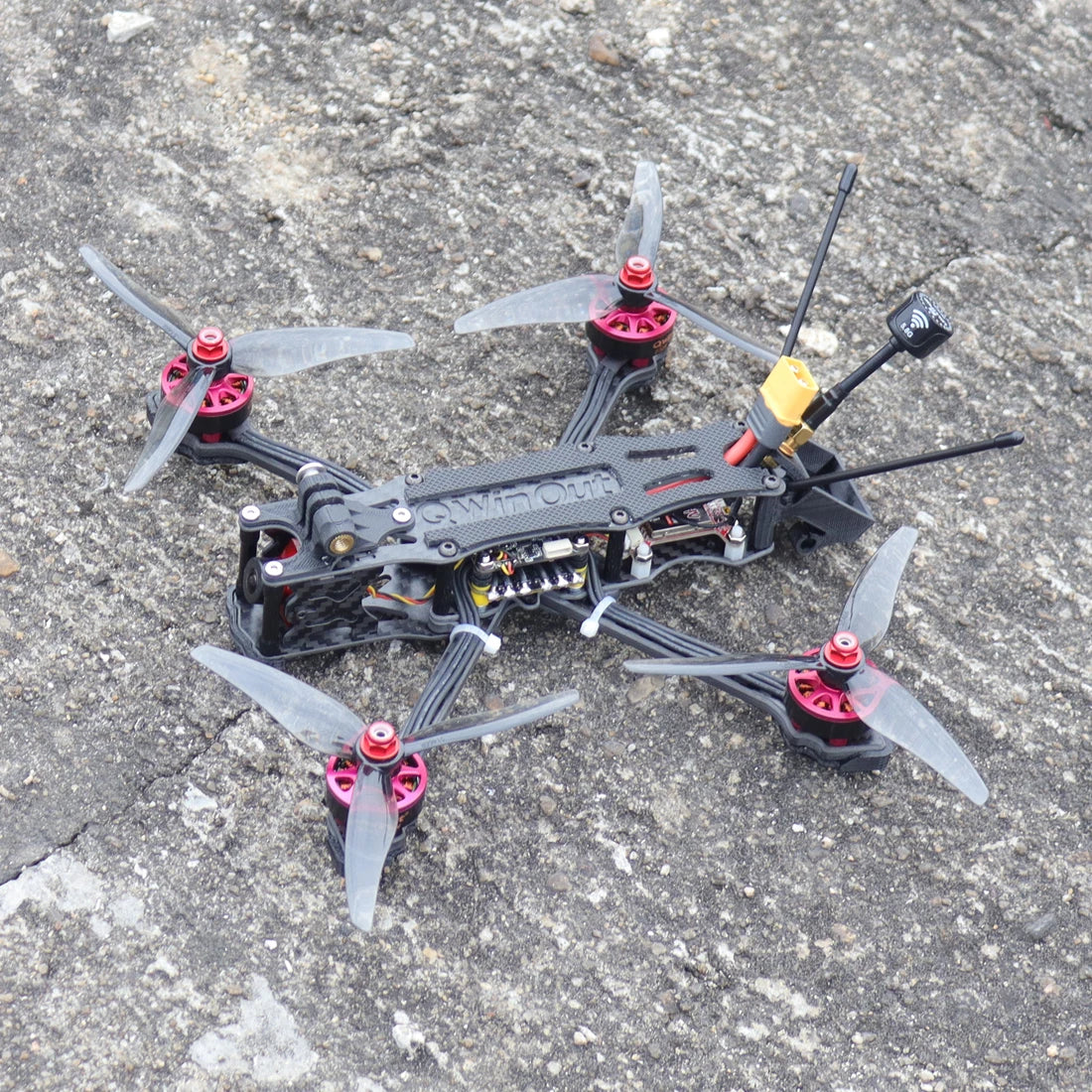FPV Racing Drone 220mm RTF 4S Brushless Quadcopter Kit Tidesmit