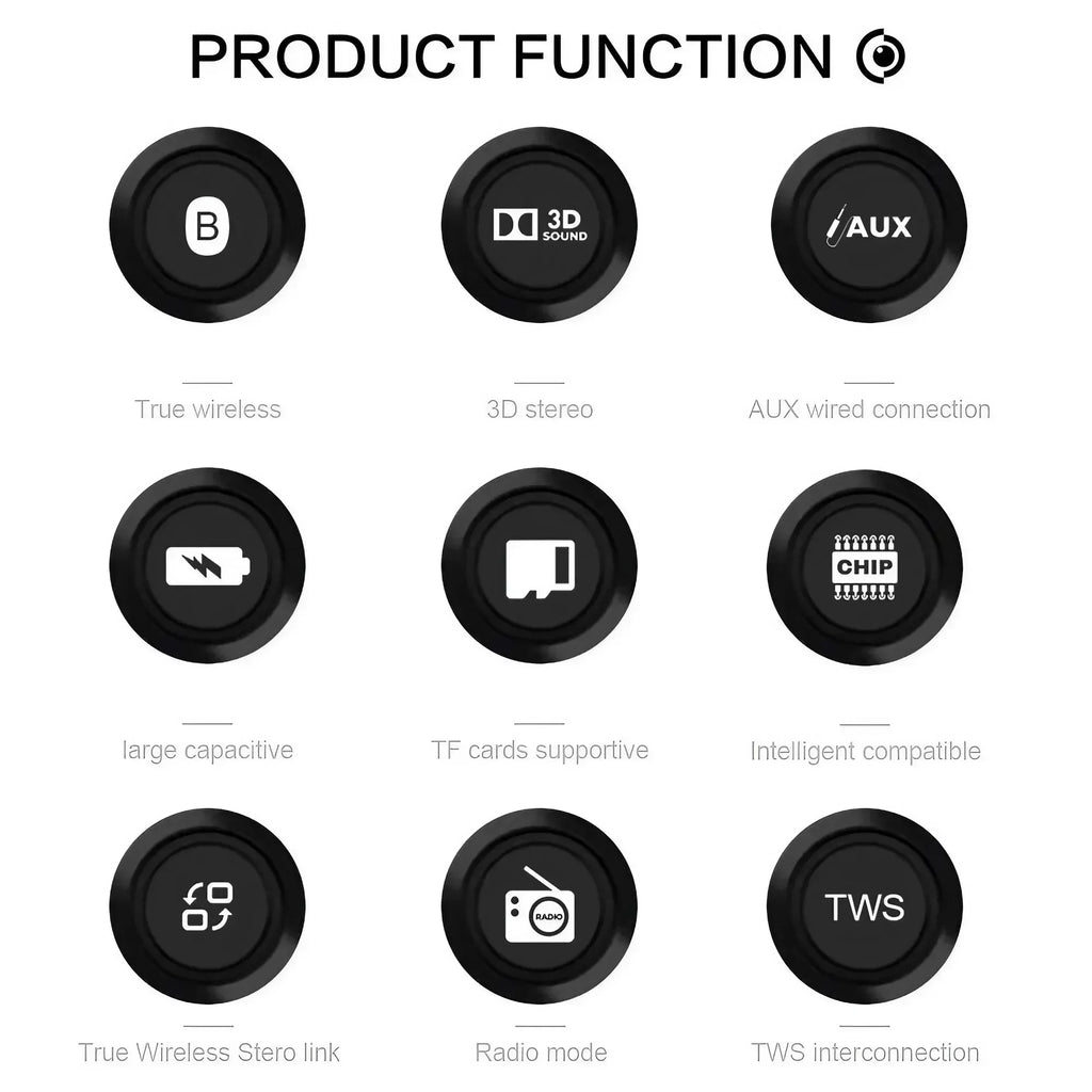 Bluetooth Speaker Portable Outdoor Wireless TWS Stereo Pairing 16W Powerful Deep Bass Sound Bluetooth 5.0 Speaker With Multiple Play Modes All-Day Battery Life IPX6 Waterproof For Camping Travel Party Home Desktop Audio Stere