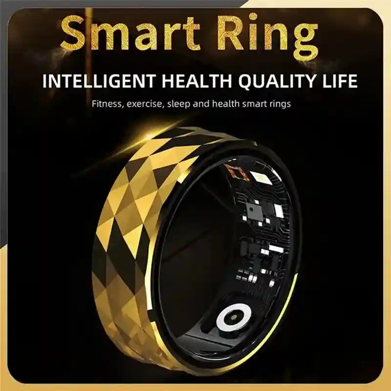 B29C-R12M Smart Ring Men Women Heart Rate And Multi-Sport Mode Fitness Ring IP68 Sleep Monitor Smart Ring 20 19.8Mm Tidesmit