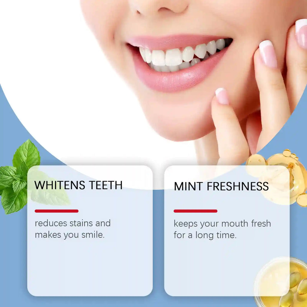 Tidesmit Hydroxyapatite toothpaste for enamel repair, teeth whitening, stain removal, and breath freshness.