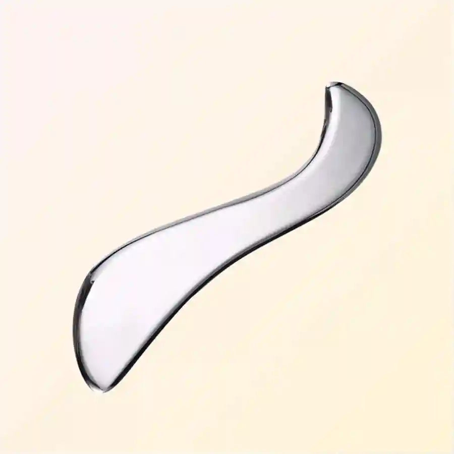 Stainless Steel Gua Sha Tool for Muscle Recovery - Silver Tidesmit Relaxation Treatment Tidesmit