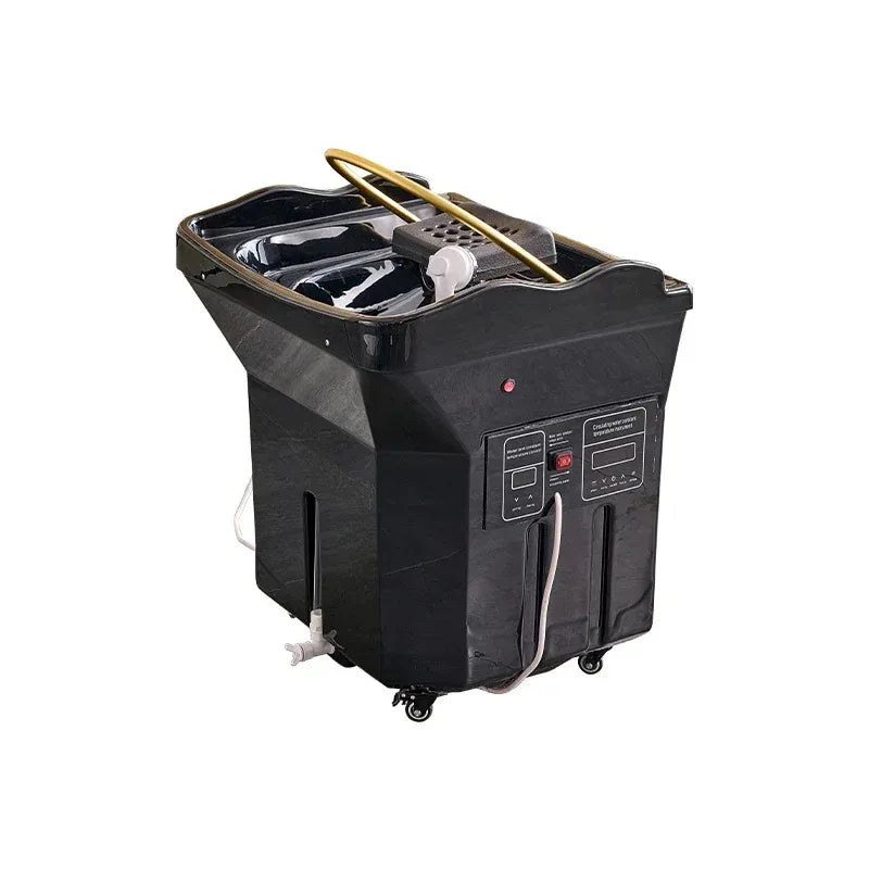 Portable Head Spa Bed With Water Tank | Professional Mobile Shampoo Basin Massage Chairs Tidesmit