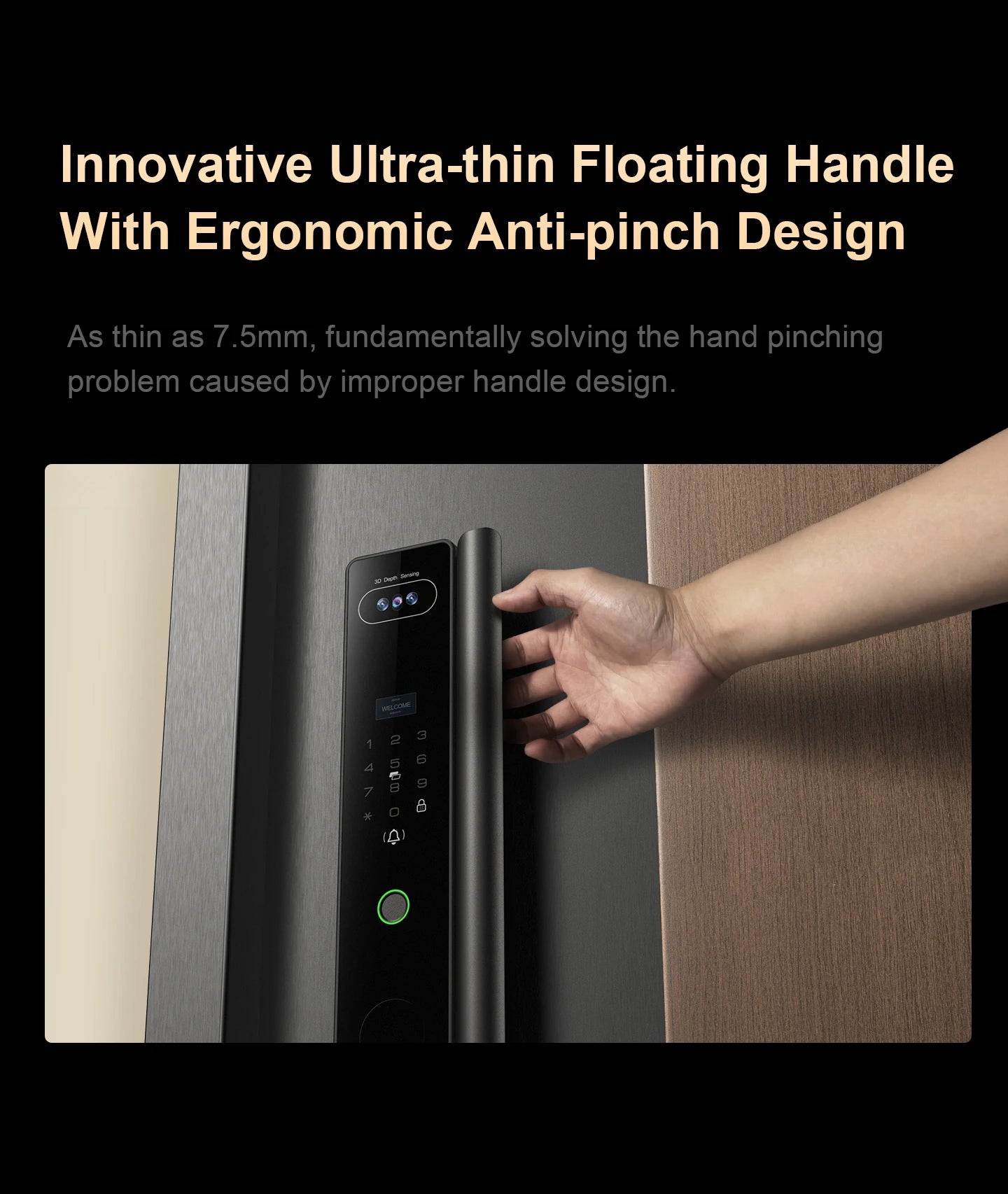 Waterproof 3d Face Recognition Serrure Intelligente Electronic Tuya Digital Fingerprint Door Smart Lock With Camera