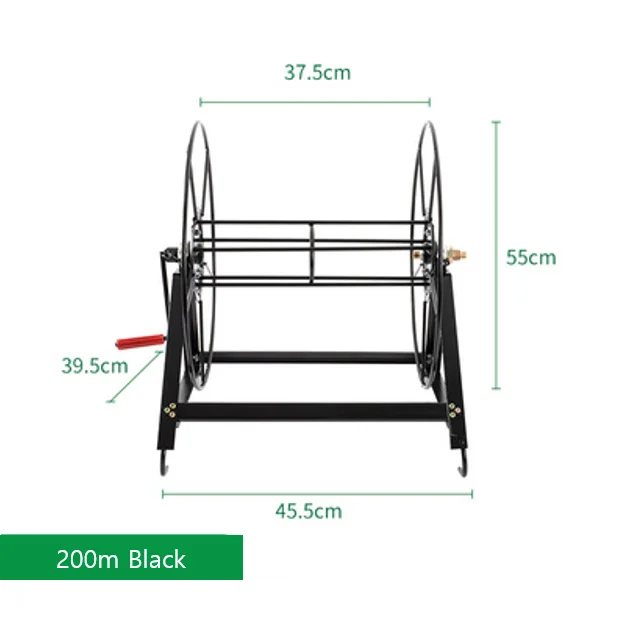 Agricultural Hose Reel / High Pressure Pesticide Sprayer Hose Winding Cart Garden Tools