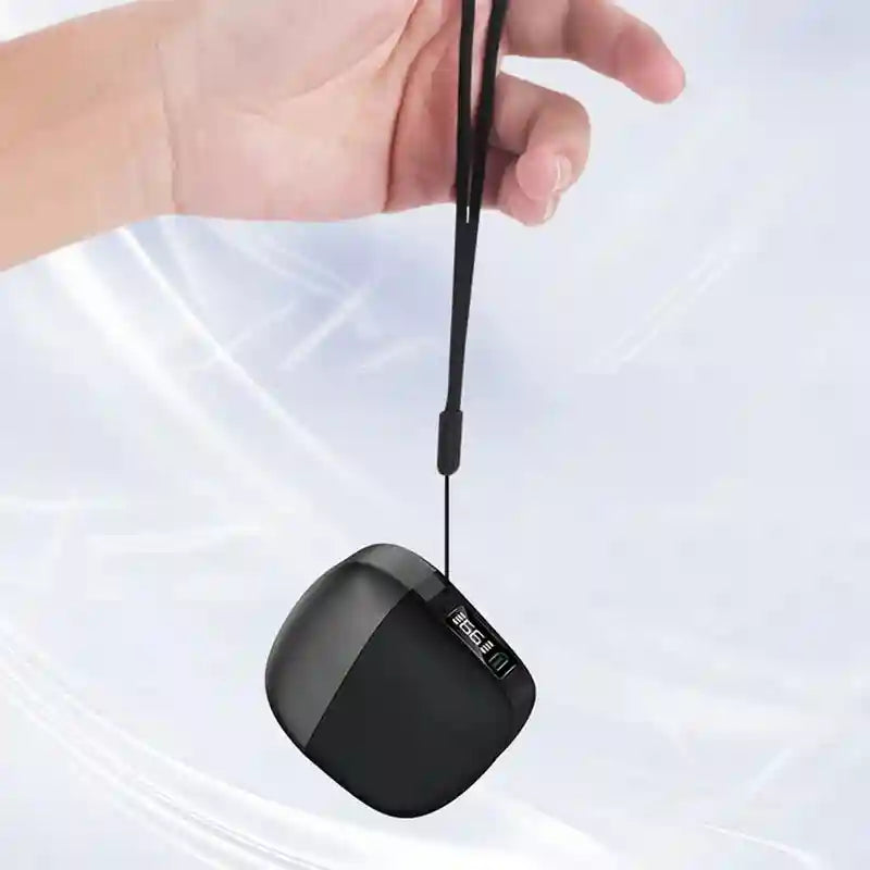 Wireless Clip-On Headphones: Pro Active Noise Cancellation - Black Tidesmit
