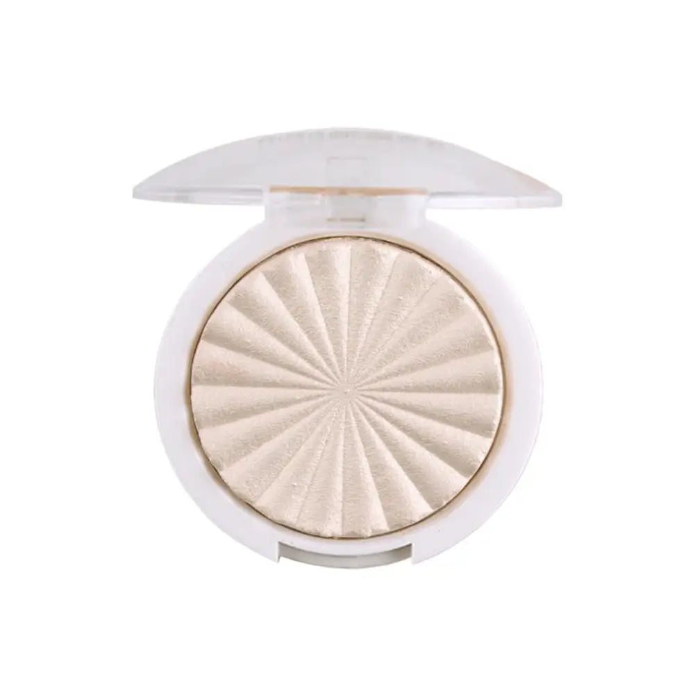 Tidesmit 3D pearlescent shimmer highlighter powder swatch showing texture and bright matte finish for face makeup