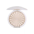 Tidesmit 3D pearlescent shimmer highlighter powder texture close-up for radiant monochrome face makeup glow