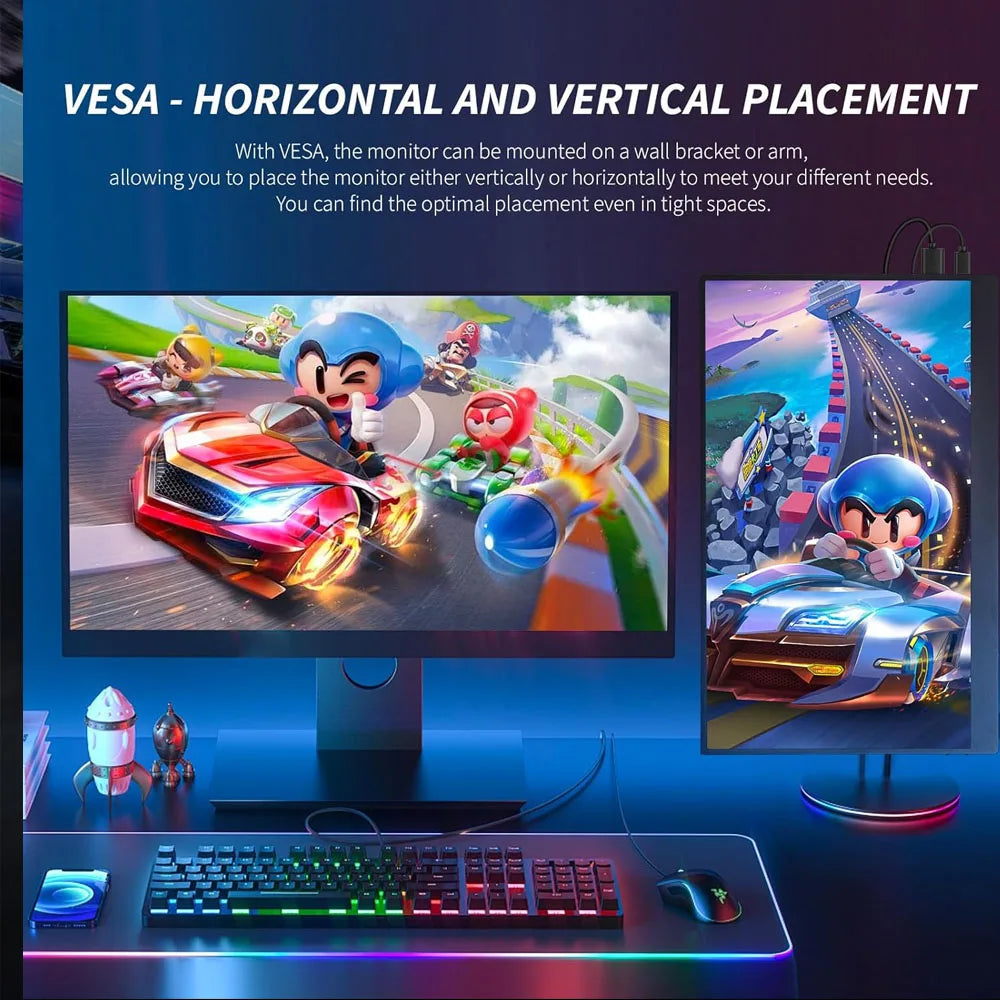 16inch Touch Portable Monitor 1920*1200P FHD IPS Screen 100%sRGB 300Nits HDR Display for Laptop/PC/Phone/Dex/PS4/PS5/SWITCH