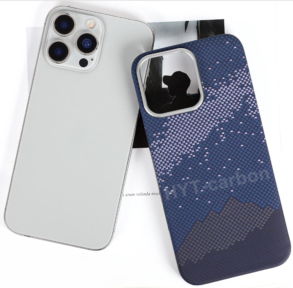 iPhone 16 Pro Max Aramid Fiber Case - Slim Military-Grade Protective Cover Tidesmit