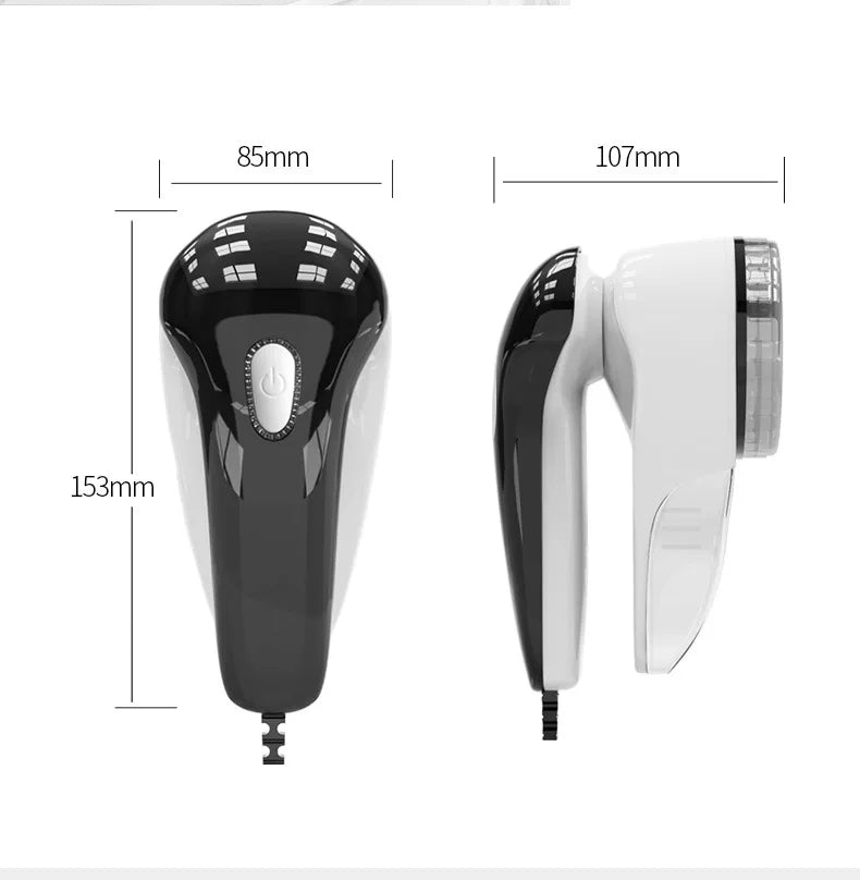 Tidesmit professional rechargeable electric fabric lint remover featuring dual blades for clothes and upholstery