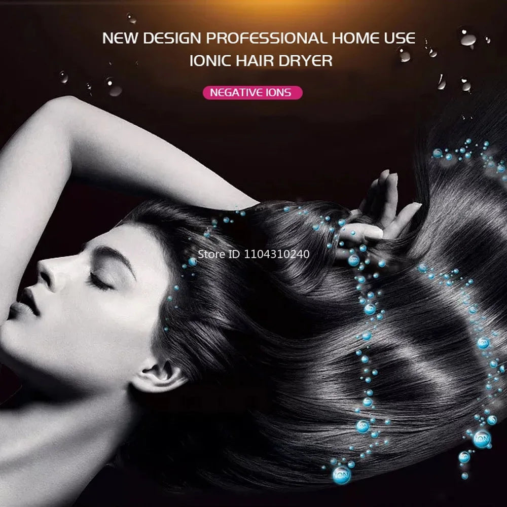 RESUXI X5 2500W professional ionic hair dryer for fast, smooth salon-quality styling at home with negative ion tech.