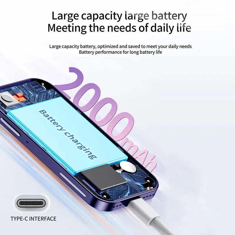 SOYES XS14 Pro 3.0in 4G Mini Smartphone Android 9.0 Dual Sim Face ID Dual Camera WIFI Bluetooth FM Hotspot GPS OTG Mobile Phone