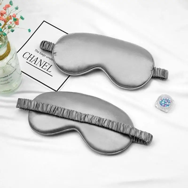 Imitated Silk Eye Mask for Sleeping Breathable Eyeshade Cover Sleeping Mask for Travel Nap Soft Comfort Blindfold Night Eyepatch