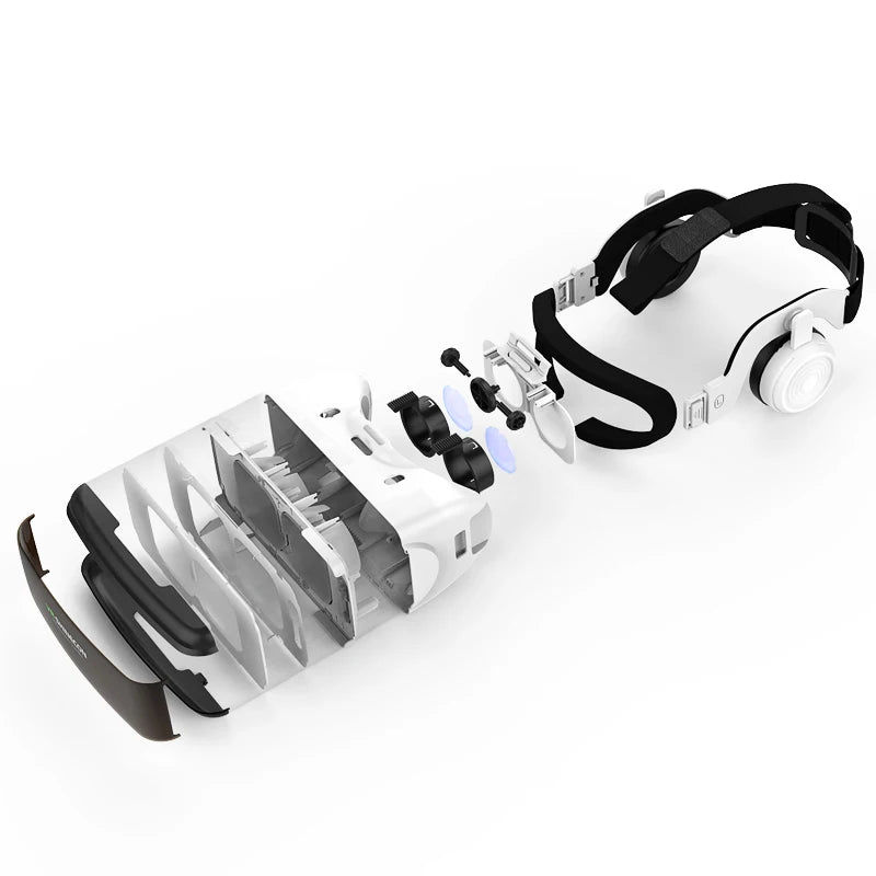 VR Headset for Smartphone 3D Glasses G06E with Spatial Audio Tidesmit