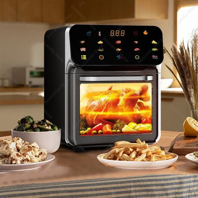 2026 New Air Fryer Large Capacity Touch Screen Visual Household Multifunctional Electric Oven