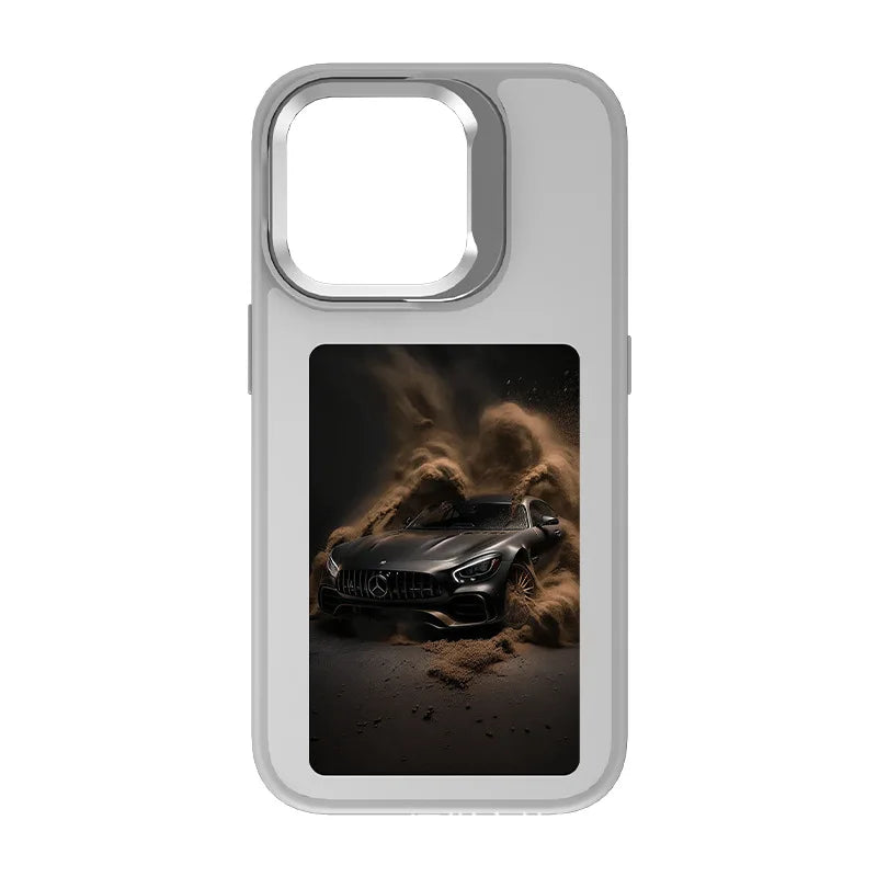 NFC E-Ink Phone Case for iPhone 16 Pro Max - Durable Shock-Absorbing Cover Gray Tidesmit