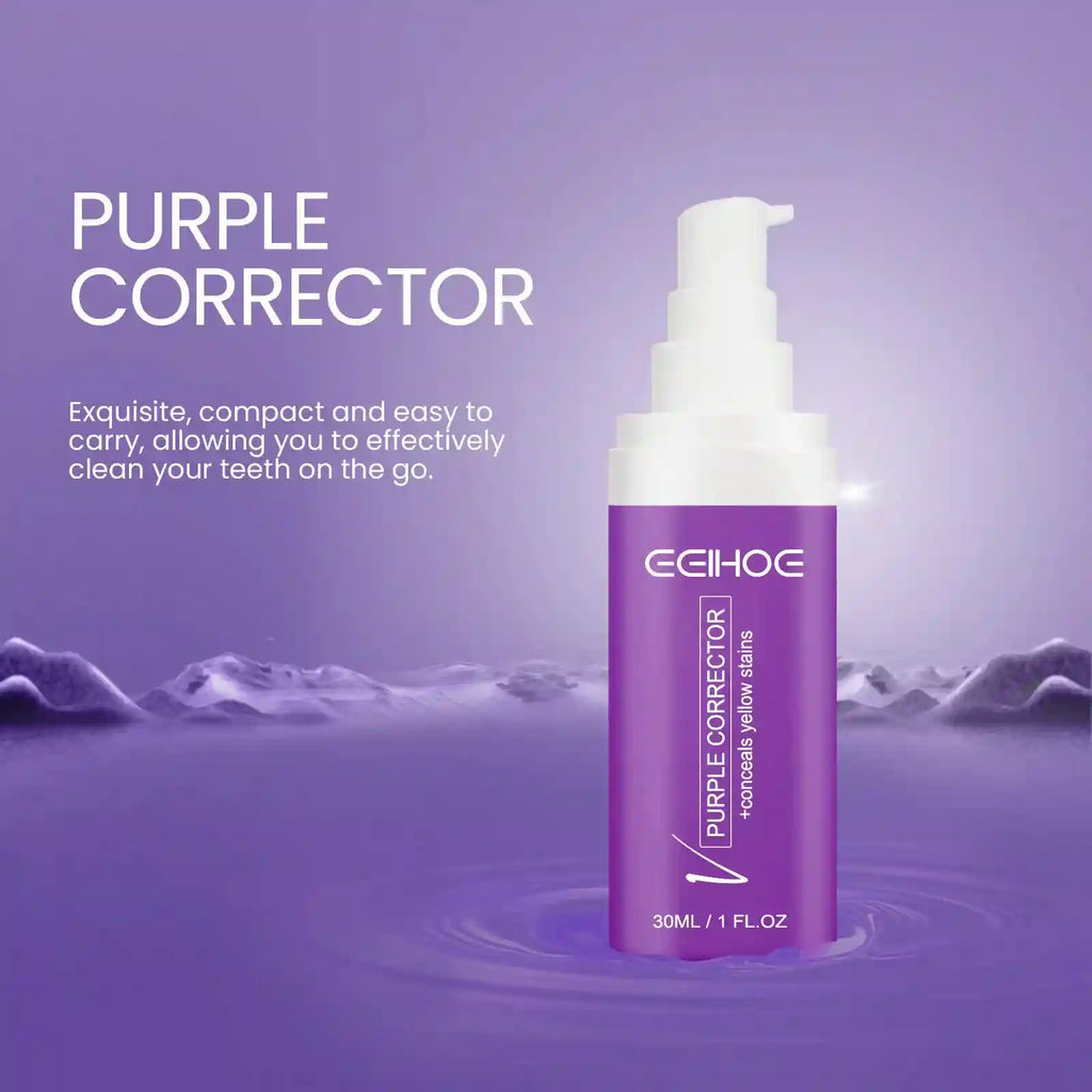 Tidesmit EELHOE purple corrector toothpaste for professional teeth whitening and effective stain removal.
