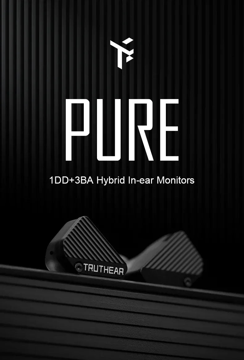 Tidesmit 1DD+3BA Hybrid Hi-Fi In-Ear Monitors - Pure Audio Grade Tidesmit