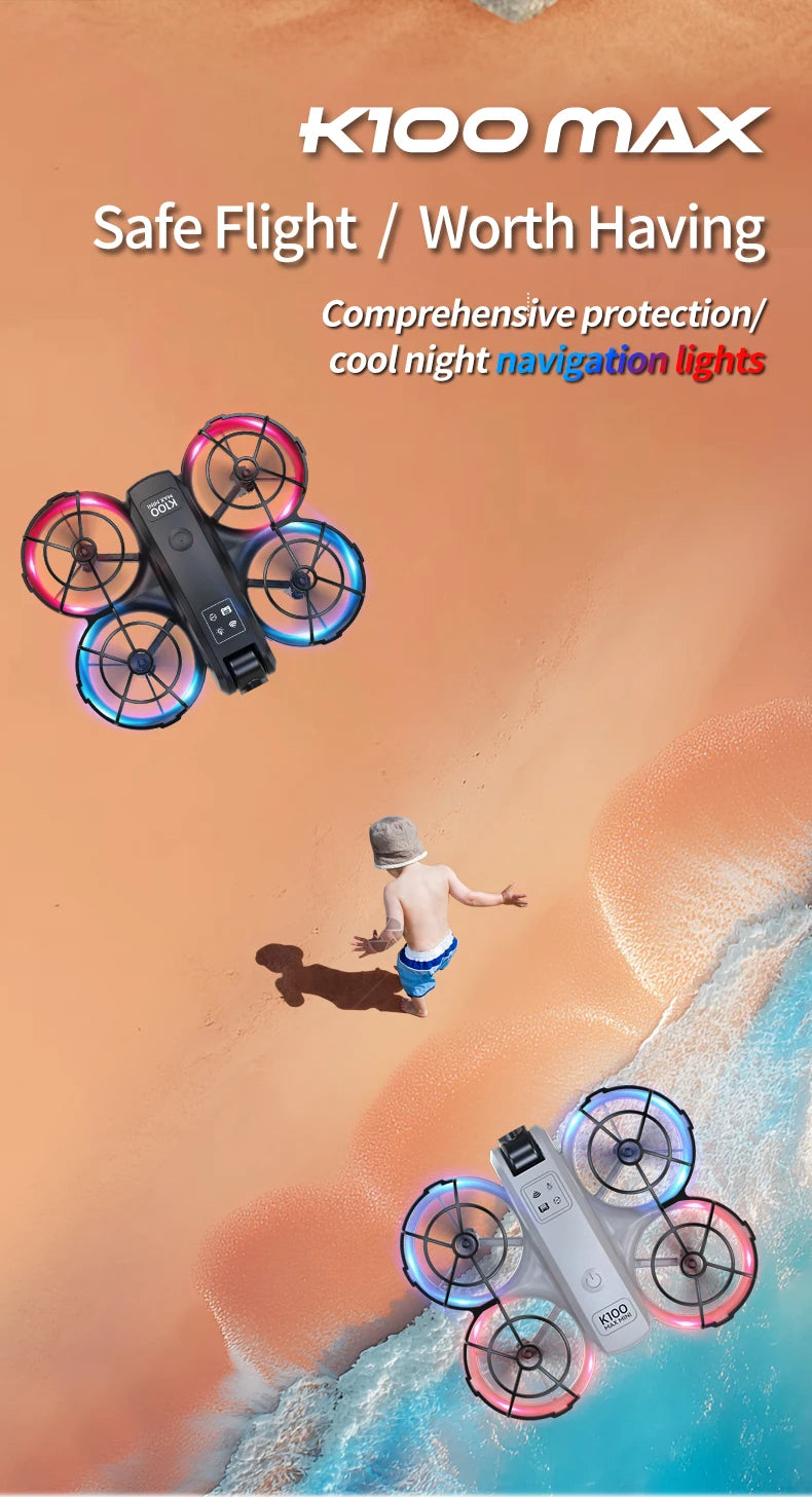 Mini Foldable Camera Drone with 4K Video - Compact Beginner Quadcopter Tidesmit