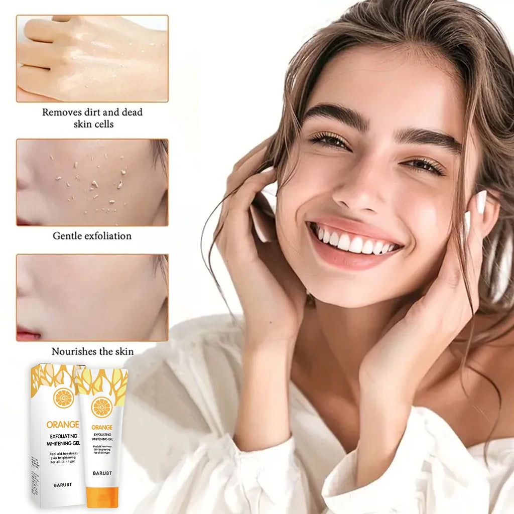 Orange Exfoliating Gel 50g – Natural Brightening Skincare (DZ1387) Scrubs Treatments Tidesmit