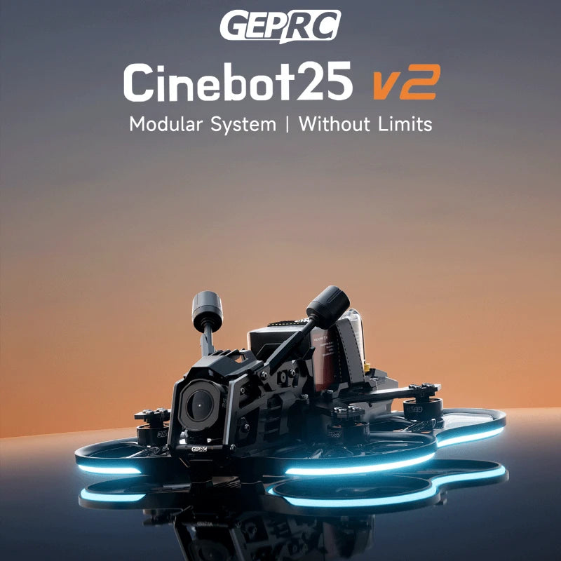 Cinebot25 V2 O4 Pro 2.5 Inch Cinewhoop Drone for Smooth 4K FPV Footage Tidesmit