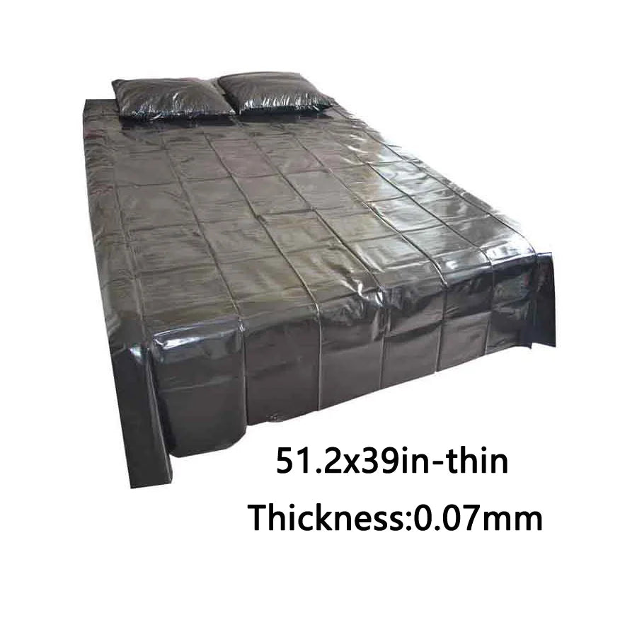 Waterproof Massage Table Sheet - Oil-Proof Spa Bed Cover by Tidesmit Relaxation Treatment 51.2x39in-black-thin Tidesmit