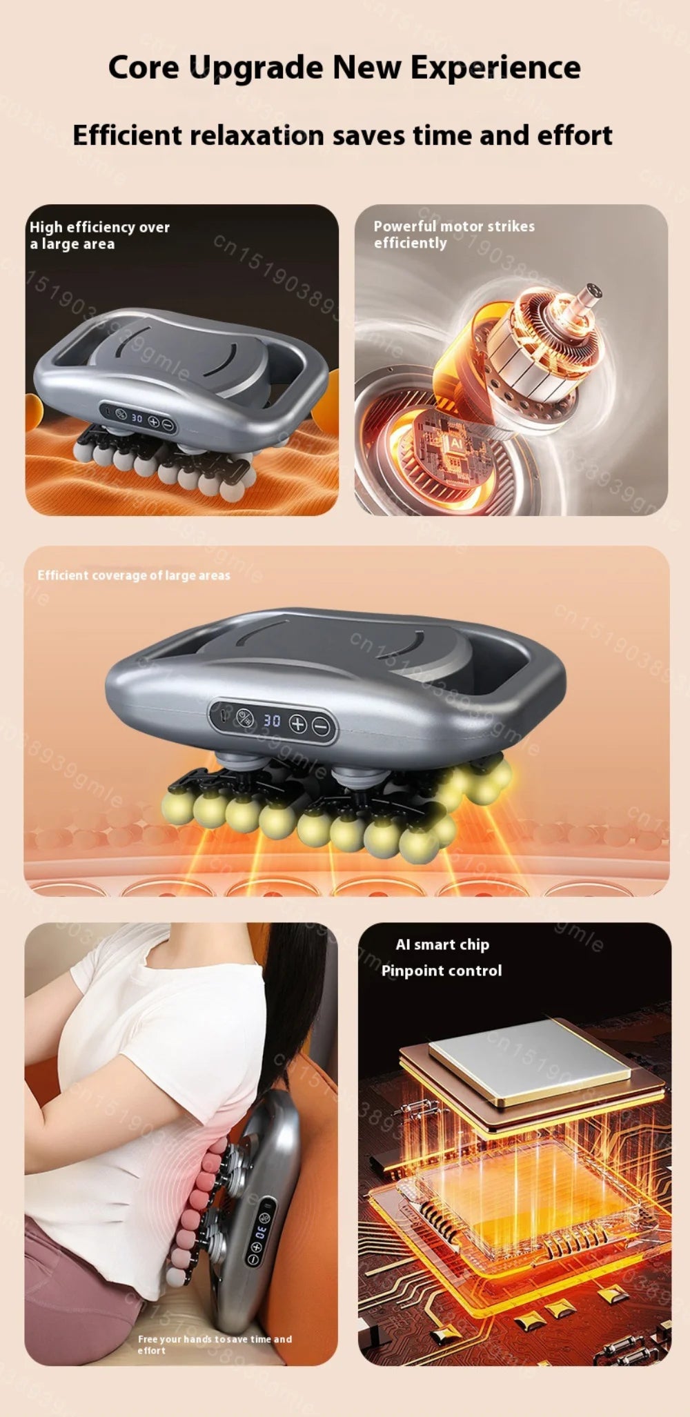 Tidesmit Percussive Therapy Fascia Gun - Deep Tissue Muscle Recovery Fascia Gun Tidesmit