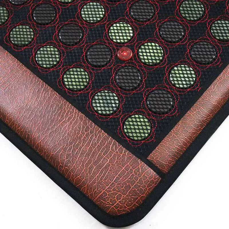 PEMF Therapy Mat with Infrared Heat - Deep Tissue Jade Germanium Pad Massage Cushion Tidesmit