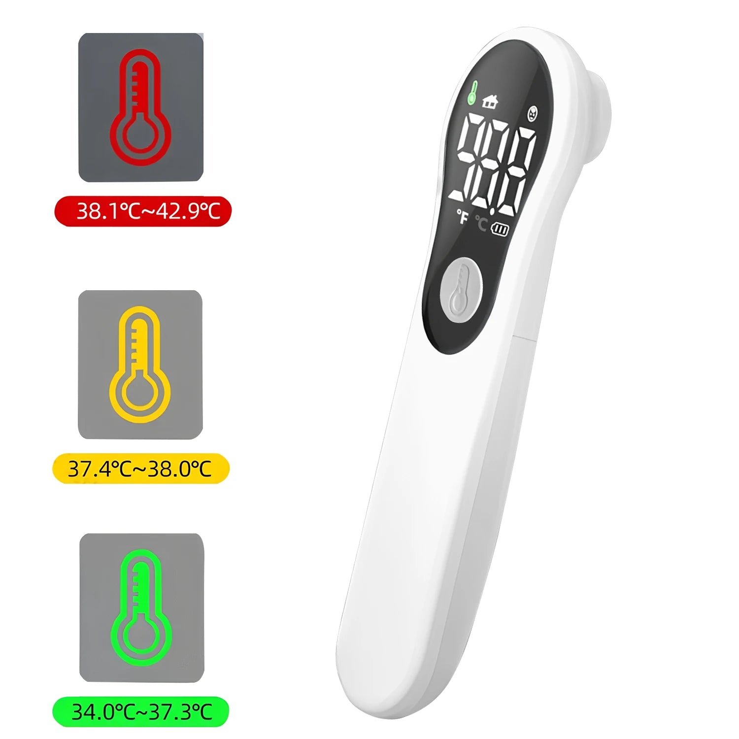 Digital Infrared Fever Thermometer Medical Household Infant Adult Forehead Non-contact Body Temperature Ear Thermometer